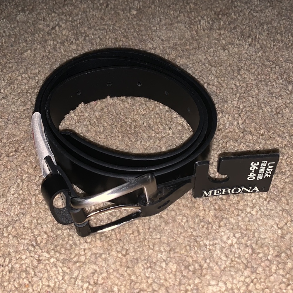 Merona Black Large Belt